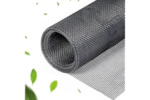 MOOCUCA 120 X 250 CM Tela Mosquitera Negro,Malla Mosquitera Hecho de Fibra de Vidrio de Alta Calidad,Para Puerta de Tragaluz,Balcón, Sala de Estar,Malla Mosquitera para Puertay Ventana