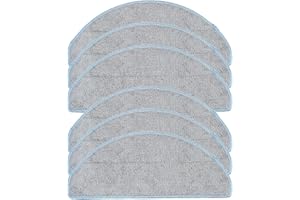 DianSung 6pcs Paño de fregona Accesorios para iRobot Roomba Combo Essential Y0110 Y0112, Pieza de Repuesto para Robot Aspirador,paños de mopa Lavable de Microfibra