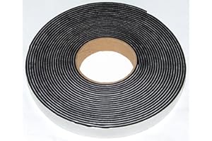 CAMTHORNE Neoprene Sponge Rubber self Adhesive Strip 20mm Wide x 6mm Thick x 10m Long - Weather, Noise Seal