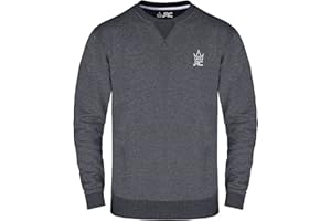 JRC JUST ROYAL CLOTHING JRC Mens Fleece Crewneck Sweatshirts & Pullovers, Round Neck Long Sleeve Jumper, Sweater for Sports & Workwear