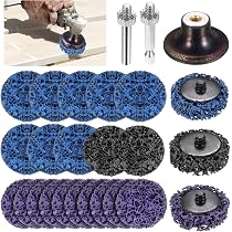 23 Disques De Ponçage CSD 50 Mm - Pour Meuleuse D'angle, Perceuse - Nylon Et Carbure De Silicium - Pour Métal, Rouille, Peinture - 6