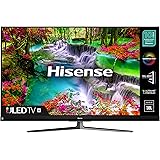 HISENSE 55U8QFTUK Quantum Series 1000-nit 55-inch 4K UHD HDR Smart TV with Freeview play, and Alexa Built-in (2020 series), S