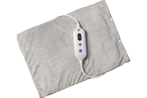 MACOM, Termoforo, Riscaldamento Ultra Rapido, 100W, 6 intensità di calore, morbido e sfoderabile, Dimensione 40X30 cm, Enjoy & Relax 934 Caldus Plus