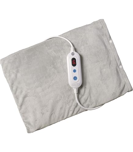 MOEMOE BABY Cuscinetto Termico per Collo e Schiena, Cuscinetto Termico Elettrico a Ispessimento XXL con Spegnimento Automatico, Cuscinetto Termico a 5 Stadi per La Schiena 30×60 cm