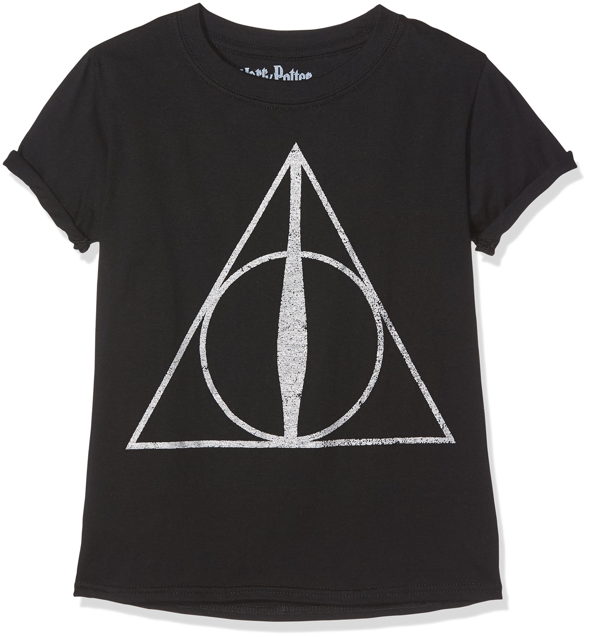 HARRY-POTTER-Mdchen-T-Shirt-Deathly-Hallows-Symbol