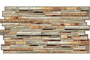 Grace Baltic - Pannelli da parete 3D per decorazione da parete interna non adesivi sottili ed elastici in PVC Pannelli Decorazione Murale Interna Tatuaggi Murali Materiale PVC 3D (34 pezzi / 15.64 m2)