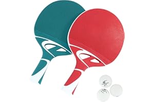 CORNILLEAU - Pack de 2X Raquettes de ping-Pong d'extérieur Ultra résistante - Tacteo Pack Duo