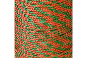 Savage Island Army Military Paracord Reel 3mm Basha Tent Bivi Camping Guy Rope Para Cord (Olive Green/Orange, 100ft)