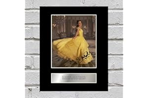 ICONIC PICS Photo dédicacée encadrée Beauty and the Beast signée par Emma Watson