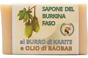 UNION DES FEMMES GARANGO Sapone naturale a base di karité e baobab, impasto a freddo, prodotto equo-solidale. (3 pezzi)