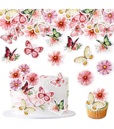 Decoration Gateau Fraise, Cake Topper Fraise, Topper Happy Birthday, Cake Topper Anniversaire, Adaptée Aux Baby Showers Et Aux Fêtes D'Anniversaire Sur Le Thème De La Fraise (Rouge