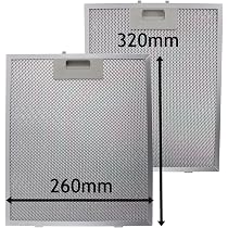 Sparefixd Filtri Carbone Per Cappa Lamona (LAM25021, LAM2301, LAM2505, LAM2701) - 2 Pezzi
