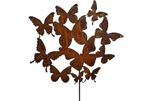 Vosteen Piquet de jardin décoratif, Essaim de papillons