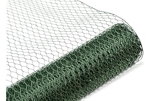 PROFISHOP-BREMEN Maschendrahtzaun Kaninchendraht Kükendraht Hasendraht grün Draht 30-100 cm Höhe Sechseckgeflecht Sechseckdraht (Maschenweite: 13 mm Höhe: 75 cm)