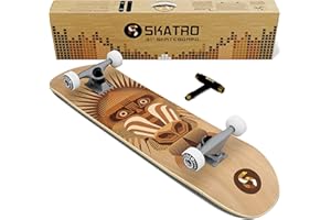 Skatro - Skateboard Professionnel Complet - 78,7 cm pour Adultes, garçons, Filles, débutants et Enfants