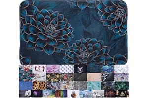 Sanilo Badteppich, viele schöne Badematten zur Auswahl, Badvorleger sehr weich und rutschfest, waschbar und schnelltrocknend (Dahlien, 50 x 80 cm)