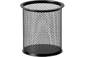 Amazon Basics Wire Mesh Pen Cup, Black