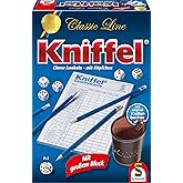 Schmidt Spiele 49203 Kniffel, Classic Line, mit großem Block, mit original Kniffelbecher