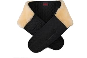 ‎WERNER CHRIST Sanofell by Werner Christ Lammfell-Nierenwärmer Rivera – Klettverschluss, atmungsaktiv, temperaturausgleichend, maschinenwaschbar, Schmerzen & Muskelentspannung