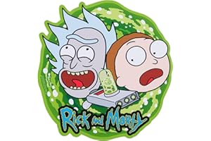 Subsonic Rick & Morty Tappetino per Mouse da Gioco, Tappetino per Mouse da Regalare in Ufficio con Licenza Ufficiale Rick and Morty, 30 cm