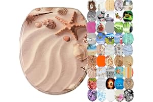 Sanilo WC Sitz, viele schöne Toilettendeckel zur Auswahl, hochwertige und stabile Qualität aus Holz (Sanibel)