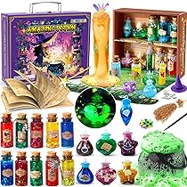 DOWNDRIFT Zaubertrank-Set Für Kinder - 20 Magische Mischungen Mit Kessel & Zubehör