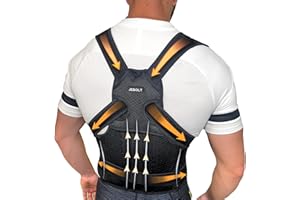 JEBOLT Correttore postura schiena per uomo e donna, correttore postura per alleviare il dolore alle spalle, al collo e alla schiena (Medium)