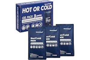 ‎GENERAL MEDI General Medi Kühlpad Kühlpack Kühlkompresse Warmkompresse (mikrowellengeeignet) - Kaltkompresse - Cool pads Gel pads - kalt & Warm Kühlpack & Kühlakku (3 Stück)