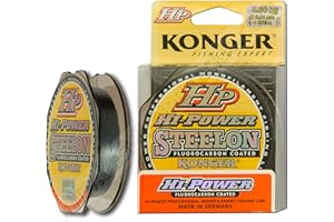 KONGER Professional Invisible Mono Fishing Line Hi-Power Fluorocarbon Coated 150m Chub Pike Perch Carp Match Coarse Fishing