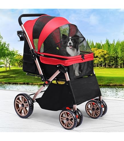 ティガ〜Y☆492Air Buggy for Dog MY DUQUE - Cooper Dog & pet Robust Buggy, pram, Jogger Holds