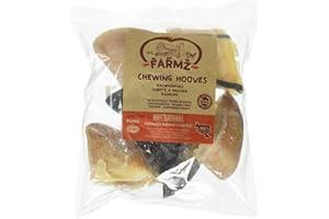 duvoplus, Farmz Sabot à Macher 6st, Soin Dentaire, 100% Naturel - 100% Boeuf, Aucun Parfum, Colorant ni arôme ajouté, Complément Alimentaire pour Chiens