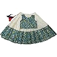 COMRATE Baby Girl's Traditional Readymade South Indian Pattu Pavadai Lehenga Choli For Kid's
