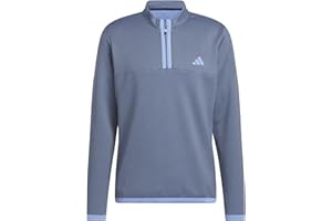 Adidas Golf Mens Microdot Sweater - Collegiate Navy/Blue - L