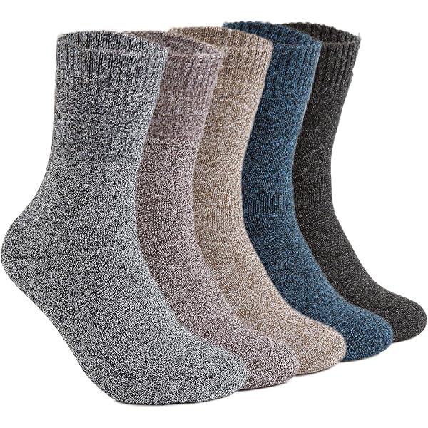 6 Paires De Chaussettes Thermiques Ultra Chaudes - Homme/Femme - Hiver Polaire