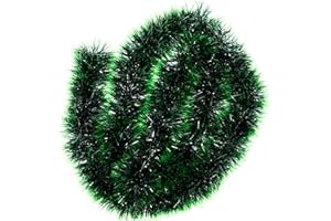 KULAMO Girlanda bożonarodzeniowa 12M, nieoświetlona, sztuczna zielona sosna, girlanda, miękkie girlandy świąteczne na zewnątrz, do wewnątrz, Boże Narodzenie, wesele, przyjęcie, wieńce, dekoracje