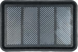 e-floor Tacka ociekowa na buty, 40 x 60 cm, srebrna, podkładka na buty, podkładka na buty, na deszcz, jesień, zimę, antypoślizgowa, duża podkładka na buty, podkładka pod miskę