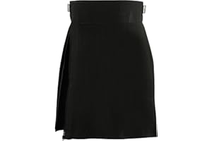 Schottischer Kilt, klassischer Rock Kleid Highland - Schwarz