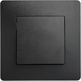DEBFLEX - Caly - Switch Switch - Square Wall Switch for Lighting Control - Automatic Connection Terminals - ABS - Recessed In