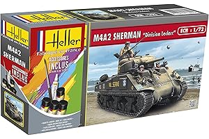 Heller Maquette, 56894, m4a2 sherman division leclerc,1/72