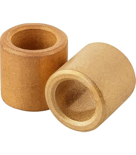 QUARKZMAN Mullager boring 3 mm x buitendiameter 5 mm x lengte 5 mm gladde lagers olievrije bussen voor glijdelen van machines, 10 stuks