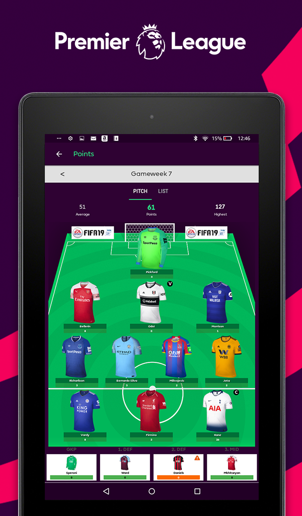 Premier League Official App Amazon.co.uk Appstore for Android