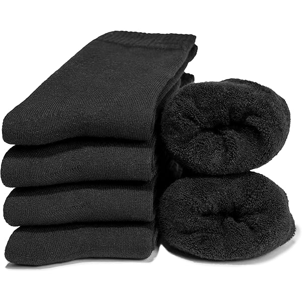 Matyfashion Collection Mega thermosokken voor dames en heren, warme winterkousen, werksokken tot -25 °C koude, 5, zwart, 39-42 EU