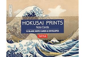 Hokusai Prints Note Cards: 12 Blank Note Cards & Envelopes: 12 Blank Note Cards & Envelopes (6 x 4 inch cards in a box)