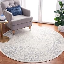 SAFAVIEH Tapis Moderne Pour Salon, Salle à Manger, Chambre à Coucher - Adirondack Collection, Tapis à Poil Court, Fusain Et Ivoire, 183 X 274 Cm