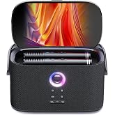 M&aacute;quina de Karaoke para Adultos, Pantalla Integrada con Letras, 2 Micr&oacute;fonos Inal&aacute;mbricos de Autocarga, Aplicaci&oacute;n de Karaoke