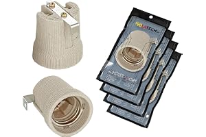 ISOLATECH 4x E27 grå keramisk sockel med monteringsfäste innerfäste