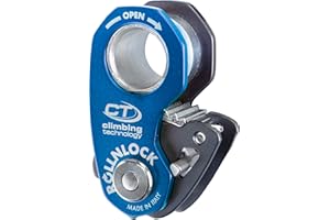 Climbing Technology ROLLNLOCK, Anthracite/ELECTRICBLUE, Bloquant Unisexe Adulte, Taille Unique