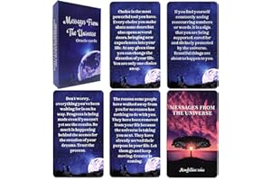 GZXINKE Messages from The Universe Oracle Cards, Help You Find Strength When You are Down