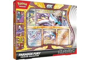 Pokémon TCG: Paradox Fury Premium Collection (1 Oversize Promo Card, 3 Promo Cards & 7 Booster Packs)