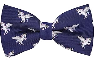 OCIA Pajaritas Hombre Originales Dinosaurio Animales Patrón Pajarita Pre-Atada Niños Pajarita Ajustable